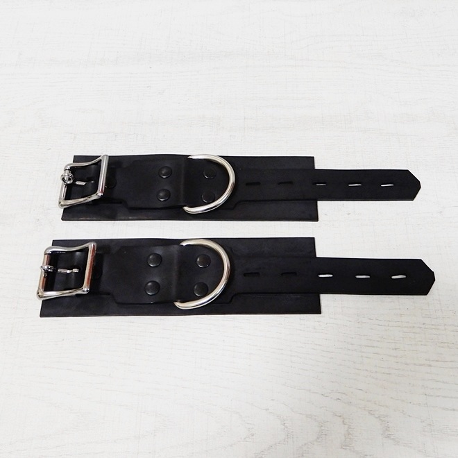 ��Bizarre-Rubber-Shop��Rubber Hand Cuffs 5.5[Black][S]