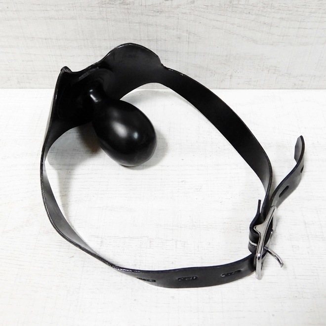 Bizarre-Rubber-ShopLatex Gag Harness with inflatable Gag