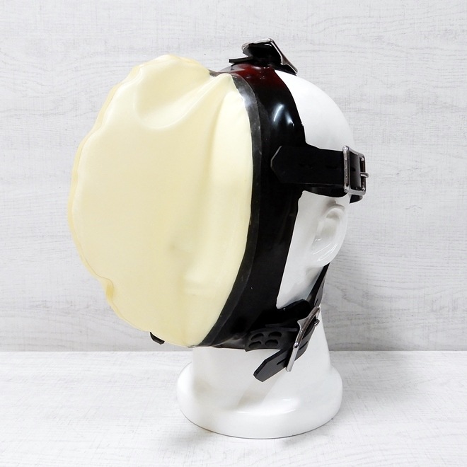 Bizarre-Rubber-ShopBreath Control Mask with Head Spider[BlackTransprent][One Size]