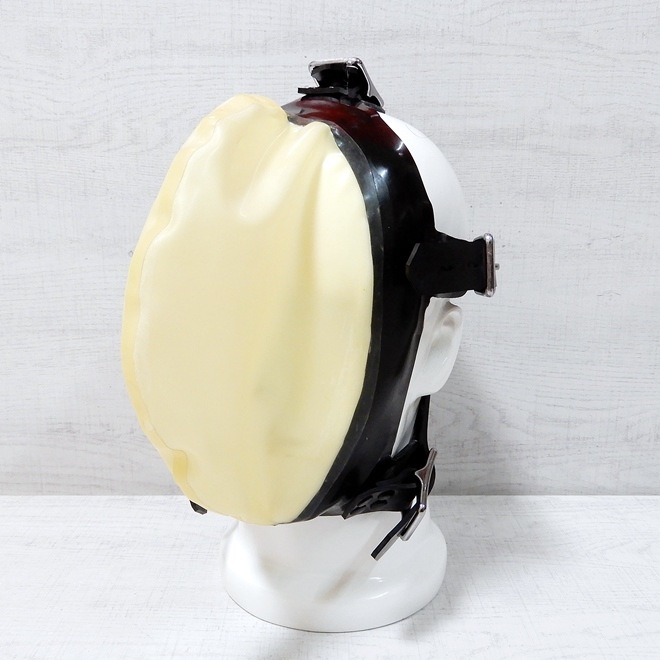Bizarre-Rubber-ShopBreath Control Mask with Head Spider[BlackTransprent][One Size]