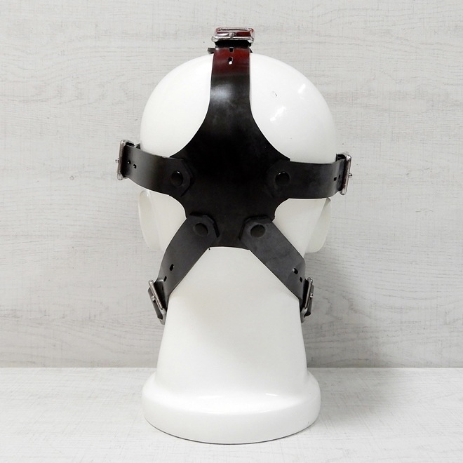 Bizarre-Rubber-ShopBreath Control Mask with Head Spider[BlackTransprent][One Size]