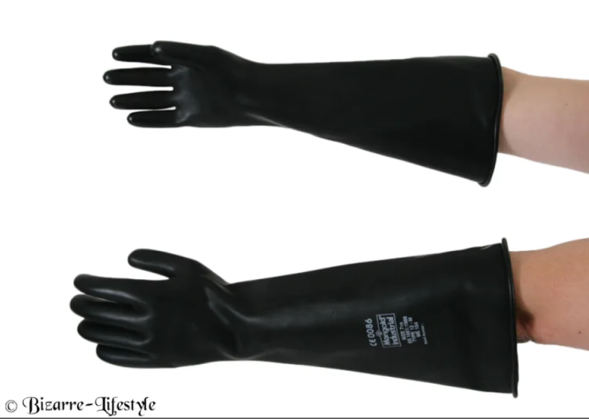 Bizarre Rubber ShopThick Gloves Elbow Long[8.5]Mܰ[Black]