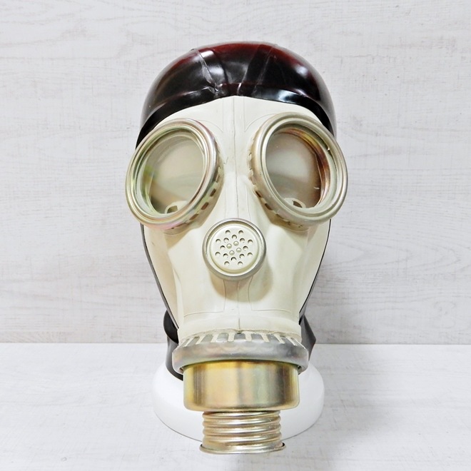 ��Bizarre-Rubber-Shop��Polish MUA Gas Mask with Hood[XL]