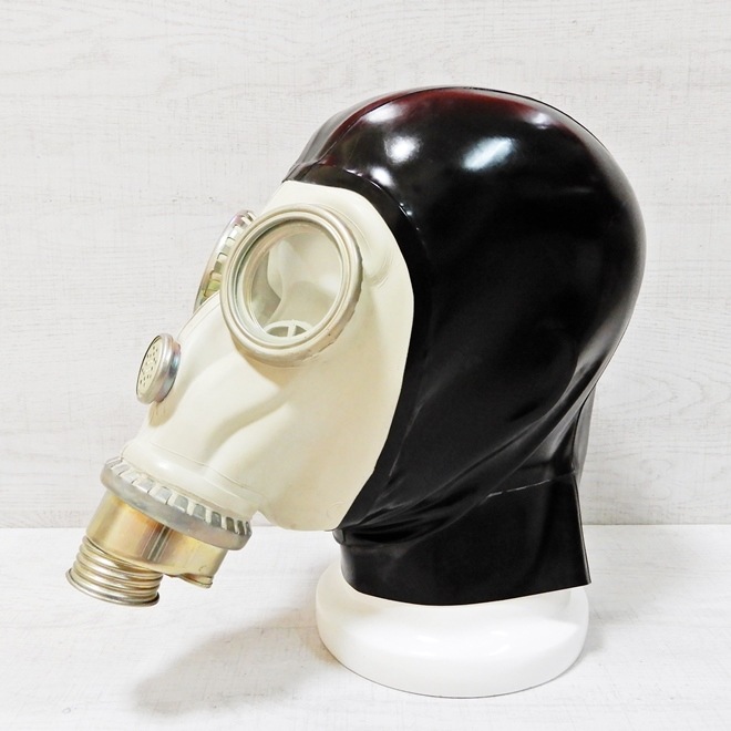 ��Bizarre-Rubber-Shop��Polish MUA Gas Mask with Hood[XL]