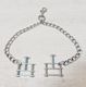 ��Bizarre-Rubber-Shop��Metal Nipple Presses with Chain and Carabiner