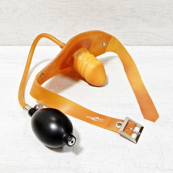 ��Latexa��Inflatable Gag[Transparent]