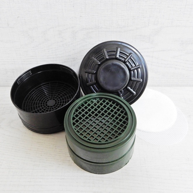 ��Bizarre-Rubber-Shop��Empty Gas Mask Filter for Aromatherapy