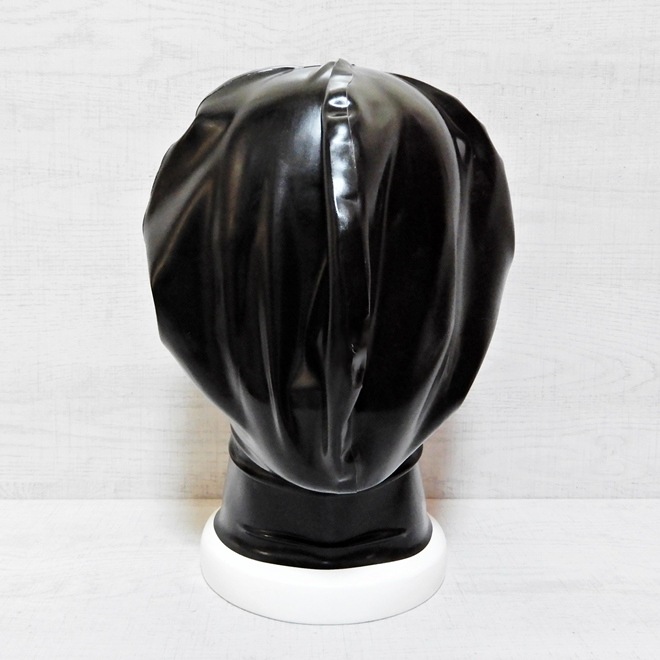 Bizarre-Rubber-ShopLatex Head Balloon for Breath Control[Black][One Size]