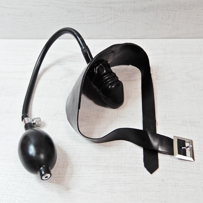 ��Latexa��Inflatable Gag[BLACK]