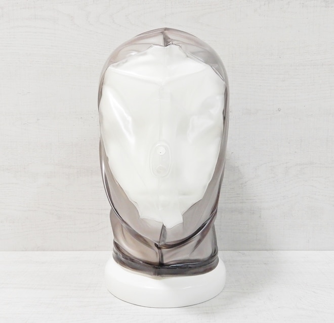 Bizarre-Rubber-ShopVacuum Mask with Zip[Black TransparentTransprent][One Size]