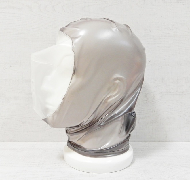 Bizarre-Rubber-ShopVacuum Mask with Zip[Black TransparentTransprent][One Size]