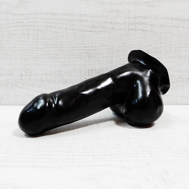 ��Bizarre-Rubber-Shop��Testicle Preservative Anatomically, Closed[Black]