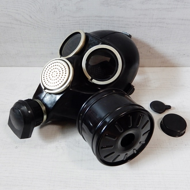 ��Bizarre-Rubber-Shop��Empty Gas Mask Filter for Aromatherapy