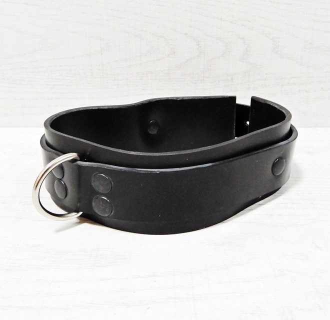 ��Bizarre-Rubber-Shop��Collar with D-Ring 4.0[Black][M]