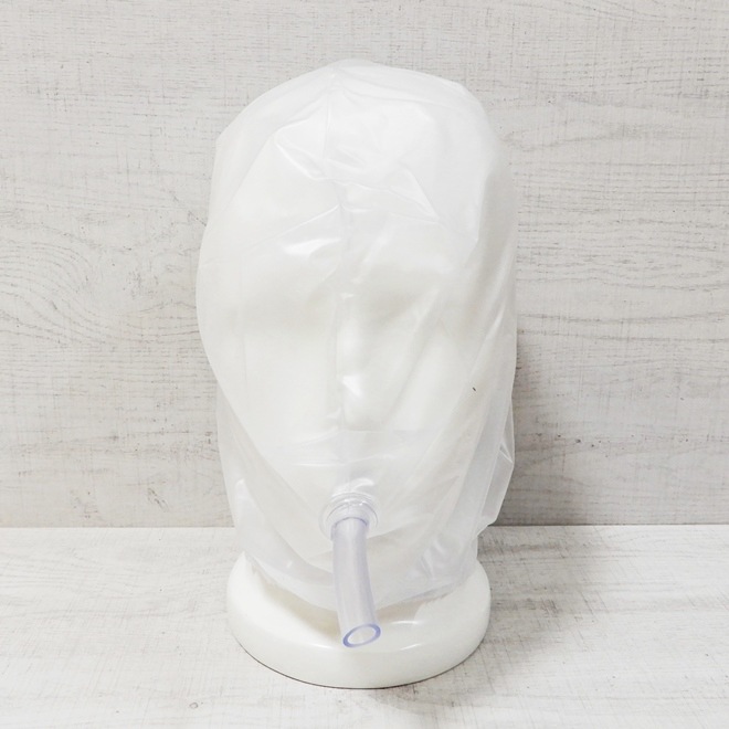 ��Bizarre-Rubber-Shop��Hood, Elasticated Neck with Pipe[Transparent][One Size]