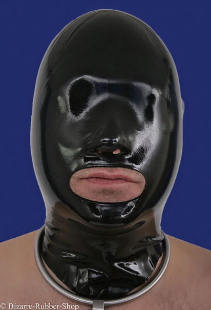 ��Bizarre-Rubber-Shop(Fetisso)��Anatomical Mask, Eyes Closed[M][L][Black]