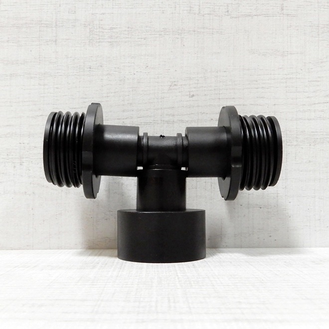 Bizarre-Rubber-ShopGasmask T-Piece with 1x Female and 2x Male