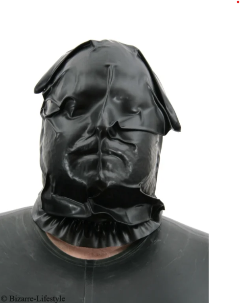 ��Bizarre-Rubber-Shop��Head Bag for Breath Control[Black][One Size] 