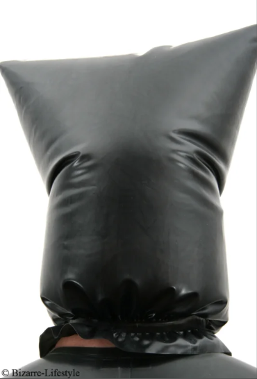 ��Bizarre-Rubber-Shop��Head Bag for Breath Control[Black][One Size] 