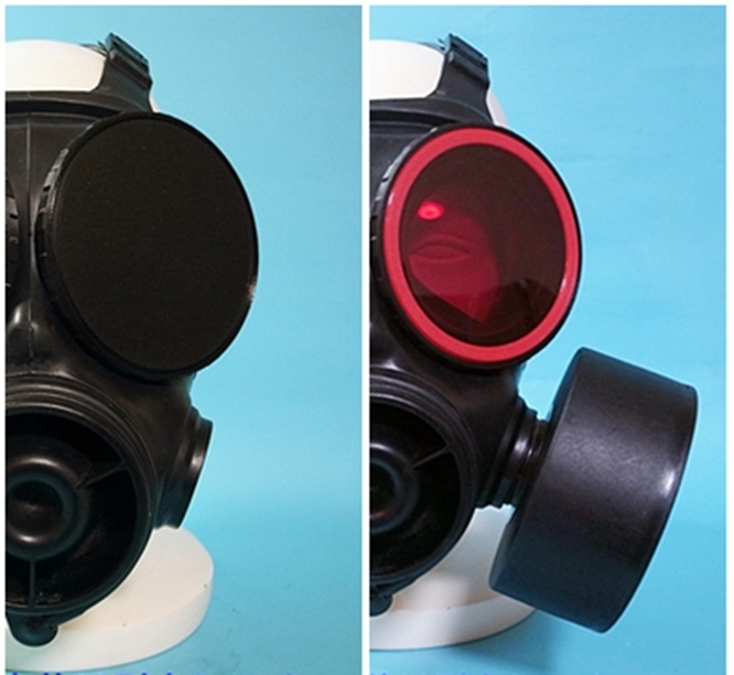 S10 Gas Mask Blindfolds Set
