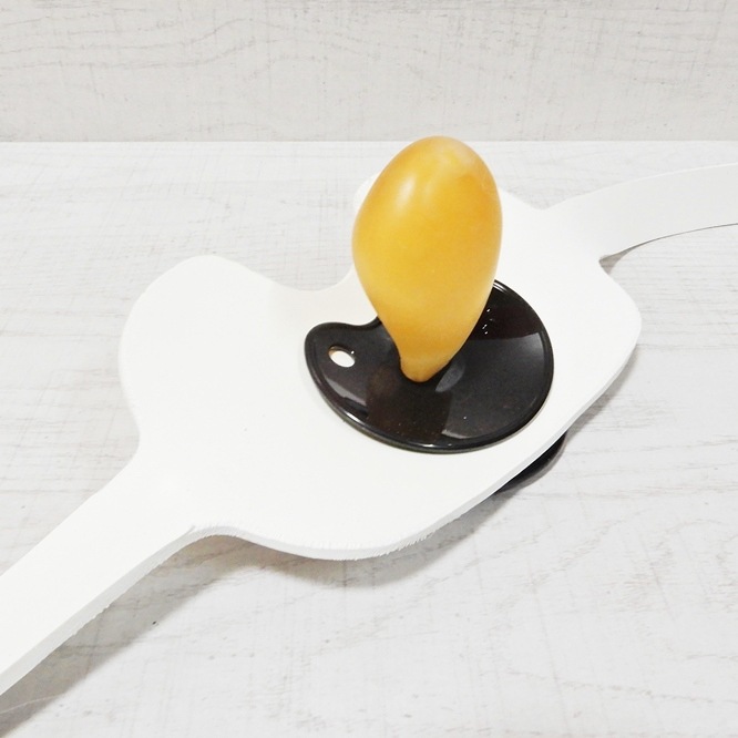 ��Bizarre-Rubber-Shop��Pacifier Gag Rubber Harness White with Large Latex Nipple