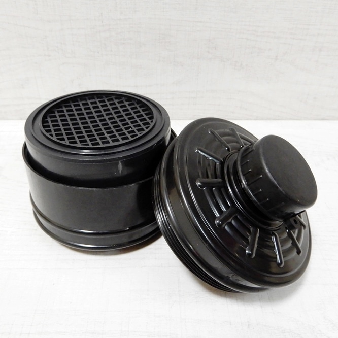 ��Bizarre-Rubber-Shop��Empty Gas Mask Filter for Aromatherapy