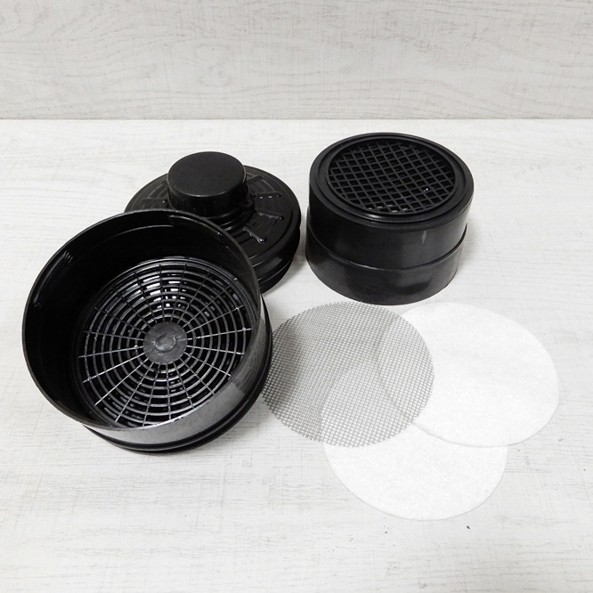 ��Bizarre-Rubber-Shop��Empty Gas Mask Filter for Aromatherapy