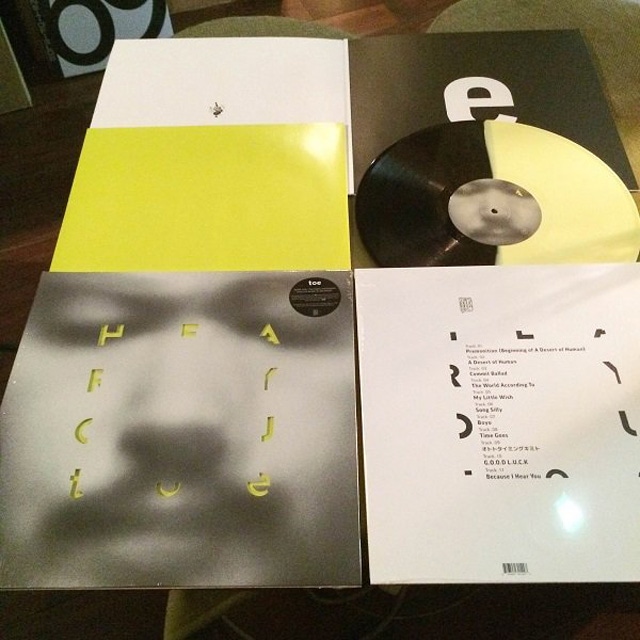 toe / Hear You LP(HALF & HALF COLOR)+MP3