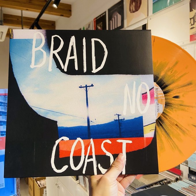 BRAID / No Coast LP(ORANGE SPALETTER)+MP3