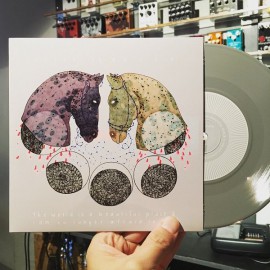 SORORITY NOISE / THE WORLD IS A BEAUTIFUL PLACE... // split 7"(GRAY)+MP3