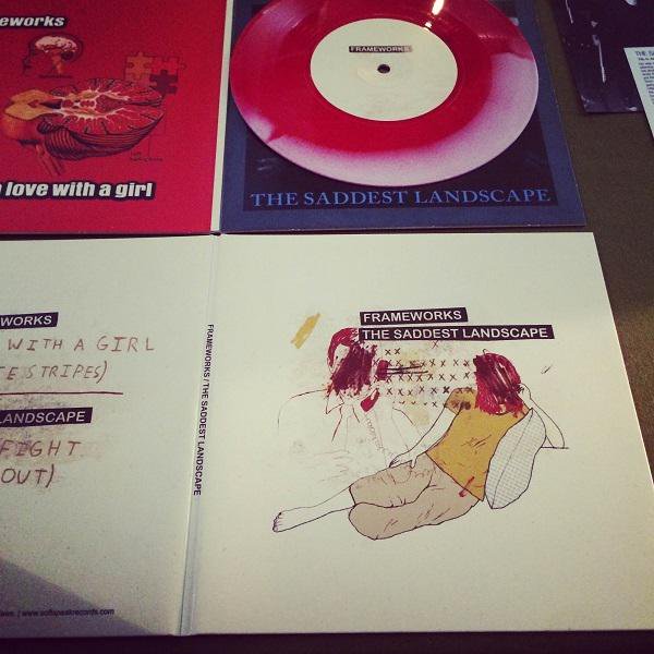 FRAMEWORKS / THE SADDEST LANDSCAPE - split 7"