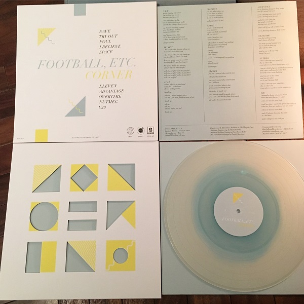 FOOTBALL,ETC. / Corner  LP(CLEAR/BLUE)+MP3