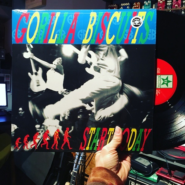 Gorilla Biscuits Start Today 1stプレス エンボス Gorilla Biscuits - Start Today - Revelation Records Vinyl