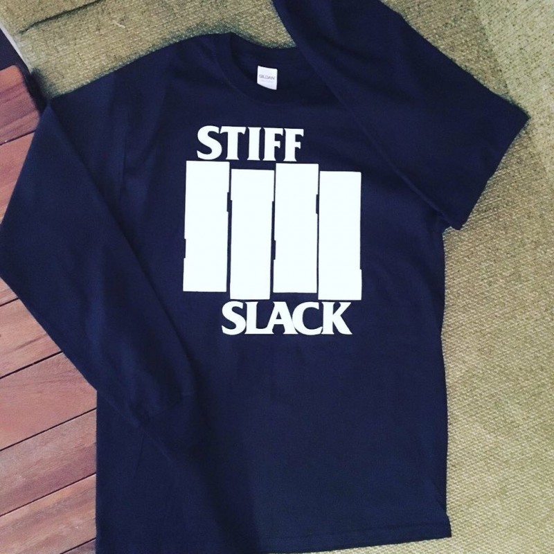 STIFFSLACK / Love To BLACK FLAG // LONG-TEE (BLACK)