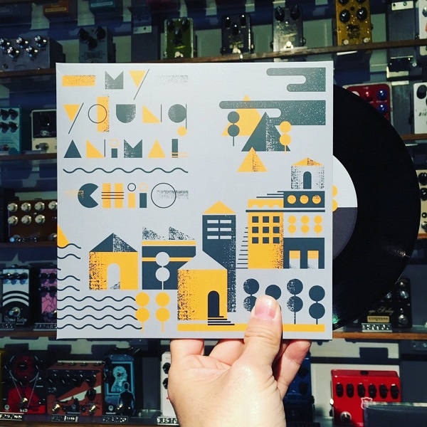 CHIIO / MY YOUNG ANIMAL // split��7"+MP3