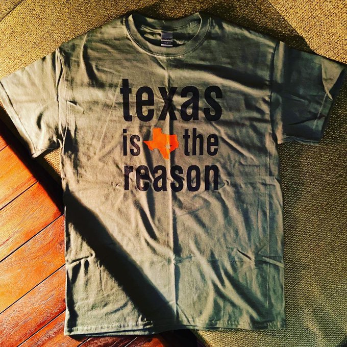 texas is the reason - Tシャツ グレー 0000000286752_MHqc5fV.jpg
