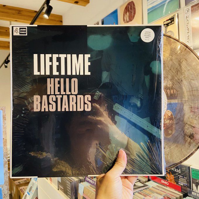 LIFETIME / Hello Bastards  LP(CLEAR+BLACK)