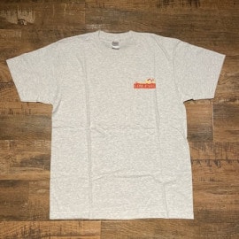 LOW-PASS / Logo Tee (LIGHT GRAY)  T-SHIRTS