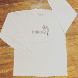 CHAVEZ / White Long Sleeve  T-SHIRTS