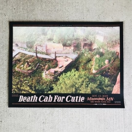 DEATH CAB FOR CUTIE / Minneapolis POSTER