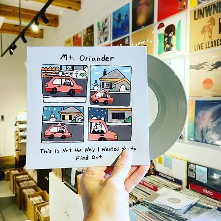 MT. ORIANDER / This Is Not the Way I Wanted You to Find Out  7"(GRAY)+MP3