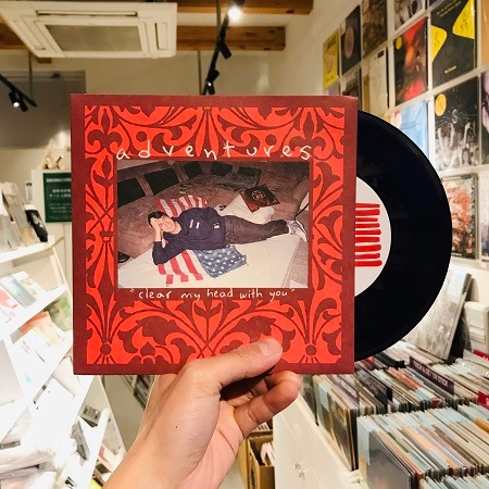 ADVENTURES / Clear My Head With You 7" (USED)