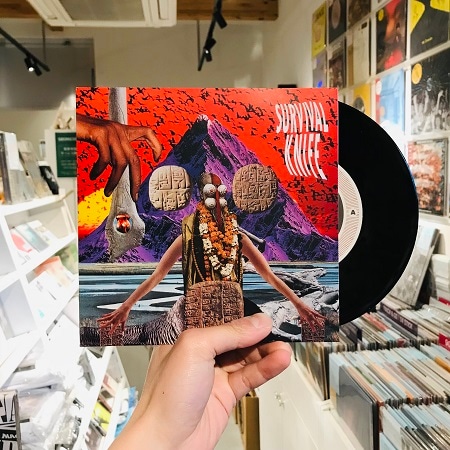 SURVIVAL KNIFE / Traces Of Me 7" (USED)
