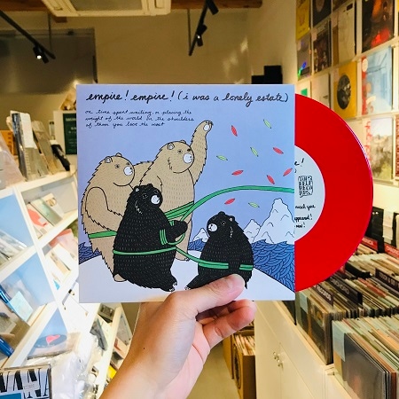 EMPIRE! EMPIRE! (I WAS A LONELY ESTATE) / On Time Spent Waiting, Or Placing The Weight Of The World On The Shoulders Of Those You Love The Most 7" (USED)