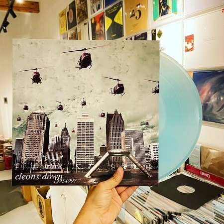 CLEONS DOWN / 1995-1997 LP(BLUE)