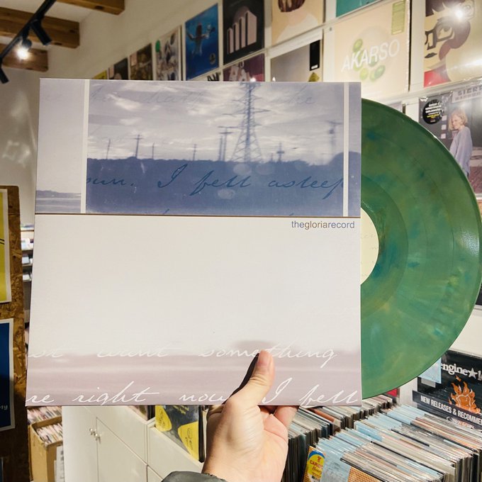 2枚セット The Gloria Record レコード Mineral THE GLORIA RECORD / The Gloria Record (GREEN) | STIFF SLACK WEBSHOP