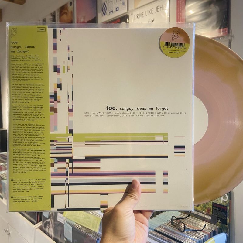 toe / Songs,Ideas We Forgot  12"(PINK/BROWN)