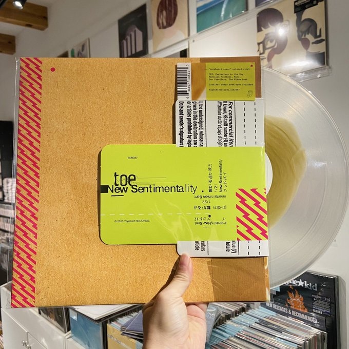 toe / New Sentimentality EP  LP(CLEAR/BROWN)
