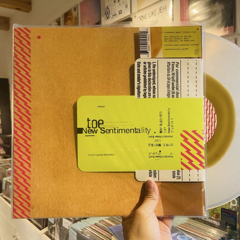toe / New Sentimentality EP  LP(CLEAR/BROWN)