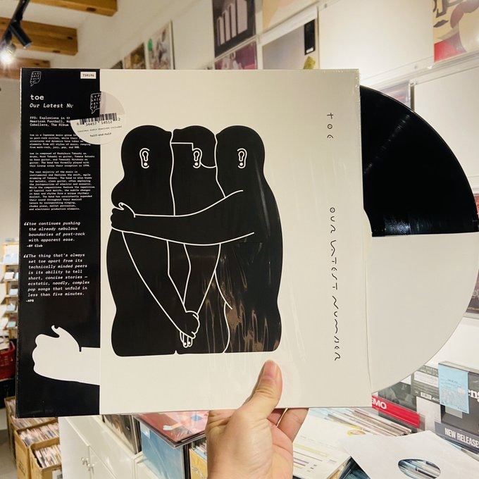 toe / Our Latest Number  12"(WHITE/BLACK)